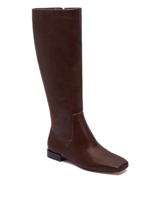 Bernardo Brown Barnes Square-Toe Riding Boots