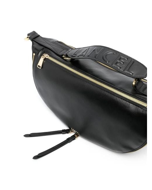 Lancel Black Medium Origami Crossbody Bag