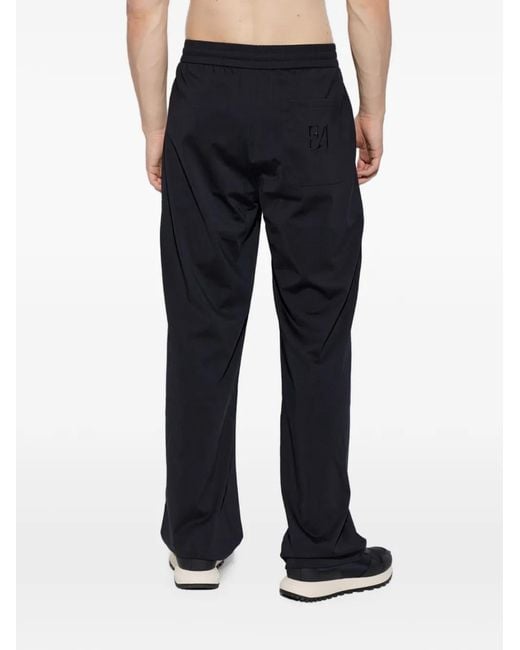 Emporio Armani Blue Loose-Fit Trousers for men
