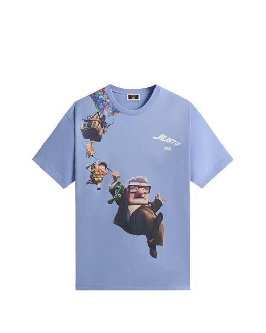 Kith Blue X Disney Pixar Up Graphic-Print T-Shirt for men