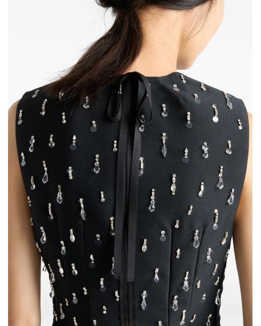 Prada Black Robe Brodée