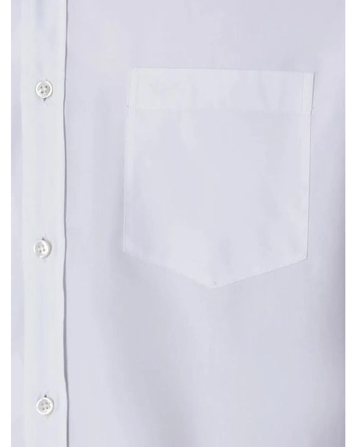 Paul & Shark White Patch-Pocket Cotton Shirt for men