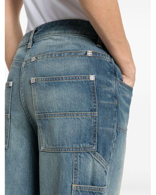 Givenchy Blue Jeans mit geradem Bein