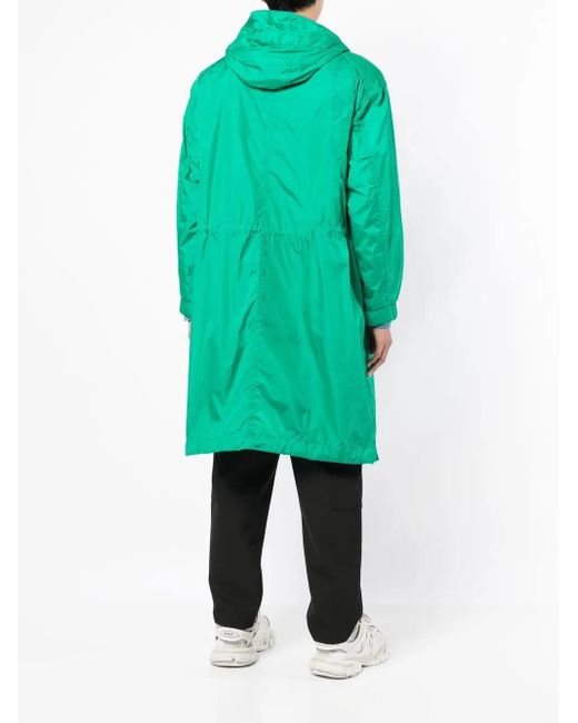 Juun.J Green Mid-Length Coat for men