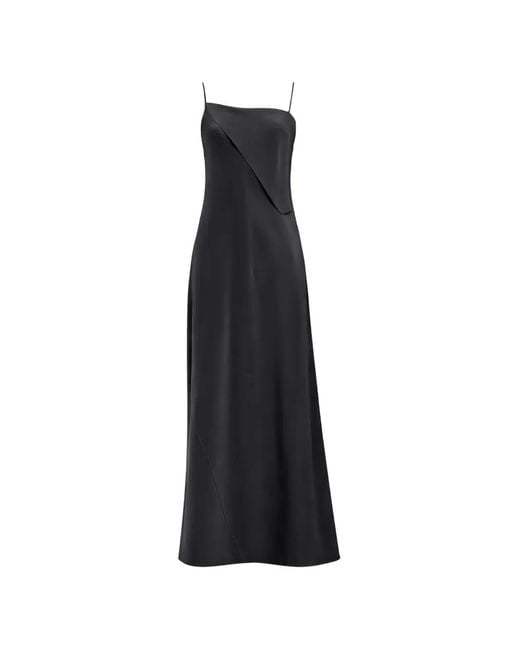 Ann Demeulemeester Women's Black Aaricia Silk Maxi Dress - hulwithkids.com