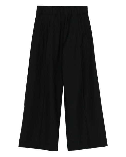 Pantalones Jhonny con cinturilla elástica Semicouture de color Black