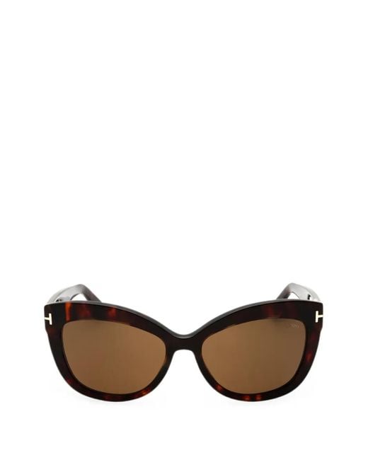 Tom Ford Brown Cat-Eye Sunglasses