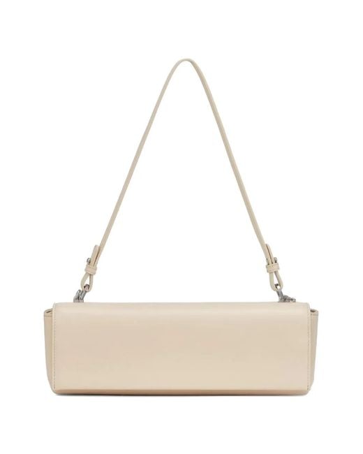 POTAMY Natural Adjustable Strap Leather Shoulder Bag