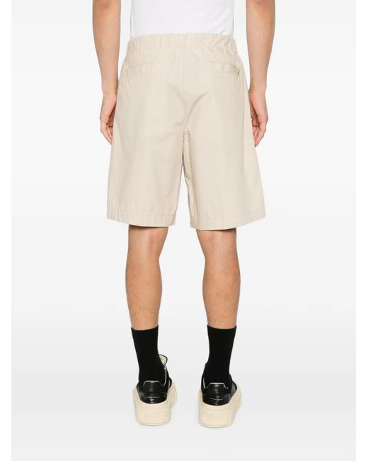 Rhun Natural Elasticated-Waist Shorts for men