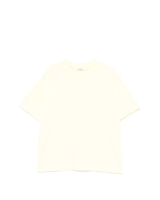 Sandro White Cotton T-Shirt for men