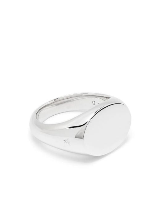 Ivy polished-finish ring Tom Wood de color White