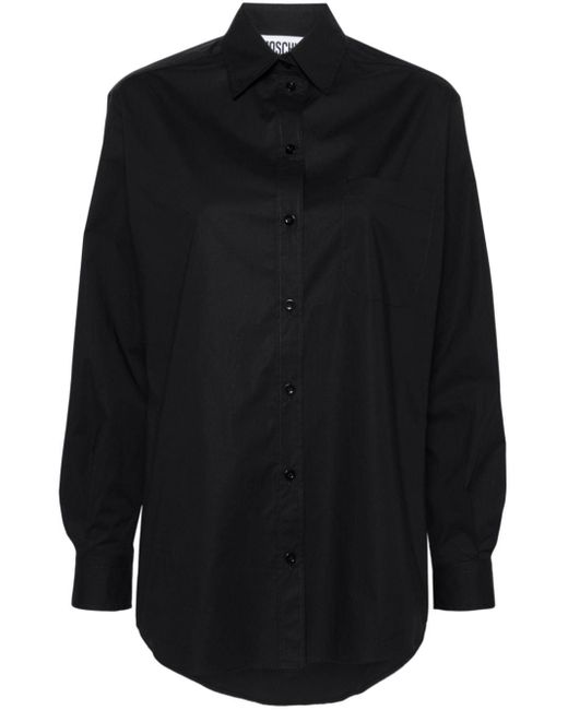 Camicia con stampa di Moschino in Black