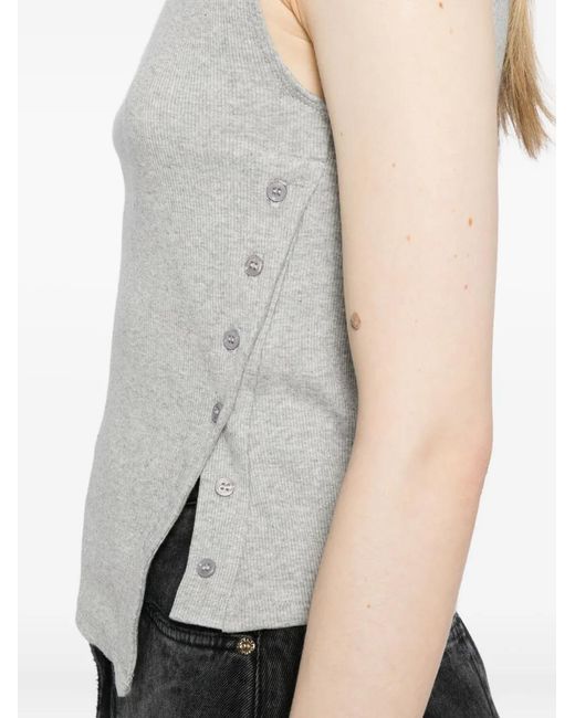 Reformation Gray Hudson Top
