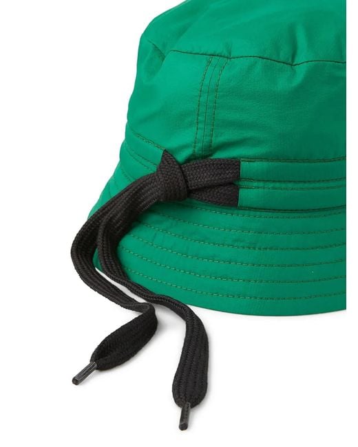 Craig Green Green Drawstring Bucket Hat for men