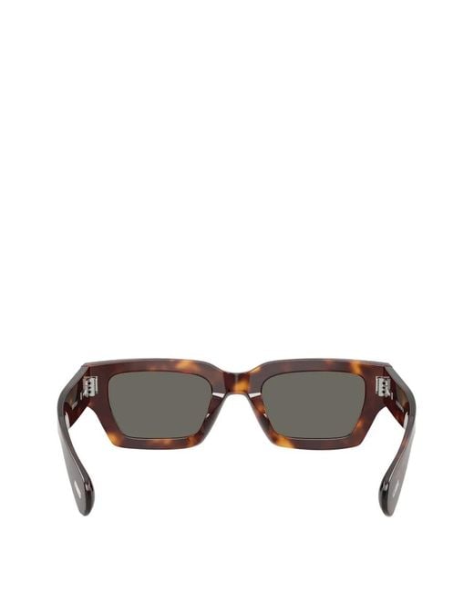 Oliver Peoples Gray Edition 6 Tortoiseshell-Effect Rectangle-Frame Sunglasses