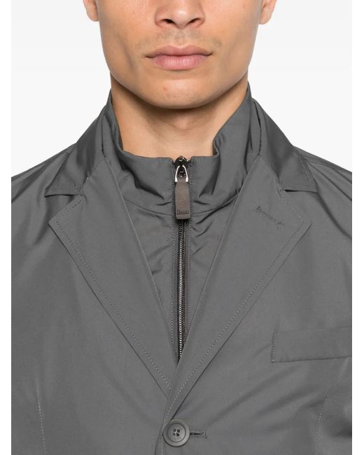 Giacca Con Tre Bottoni di Herno in Gray da Uomo