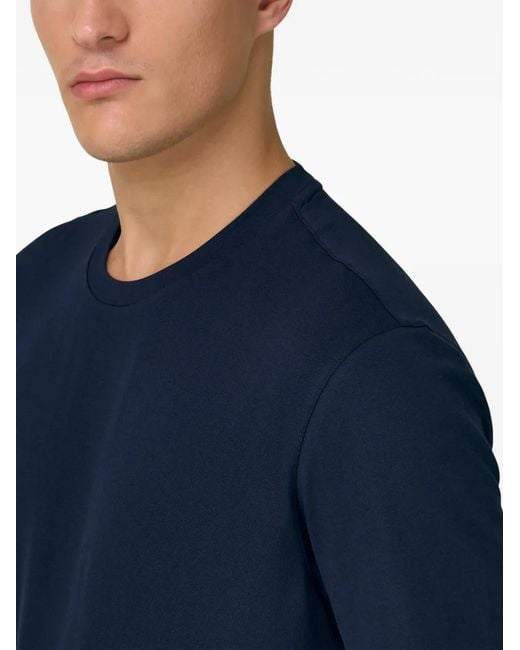 Boggi Blue Appliqué T-Shirt for men