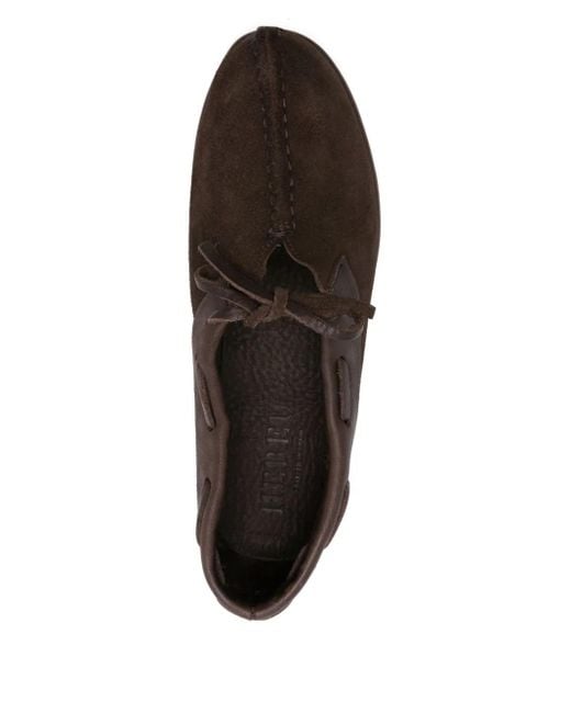 Bottines En Daim À Lacets Hereu en coloris Brown