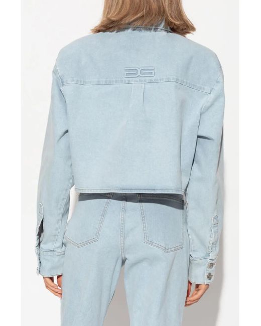 Gestuz Blue Washed Buttoned Shirt