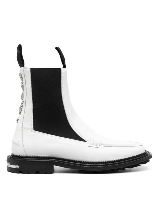 Stivali Con Ciondolo di Toga Virilis in Black da Uomo