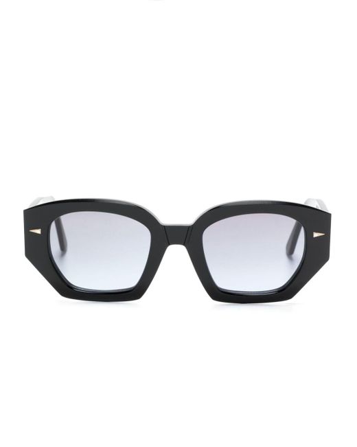 Ahlem Black Constantine Geometric-frame Sunglasses
