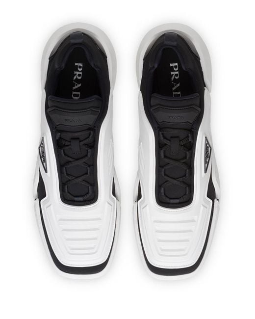 prada techno stretch fabric sneakers