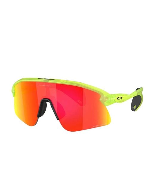 Oakley Pink Shield-Frame Sunglasses