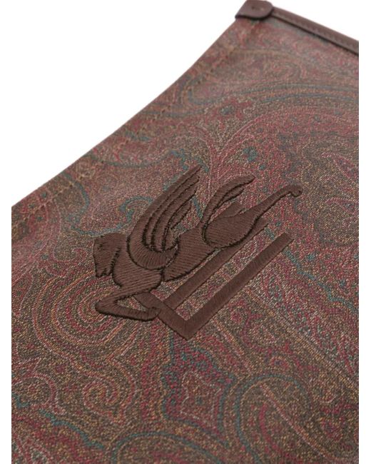Etro Brown Essential Clutch