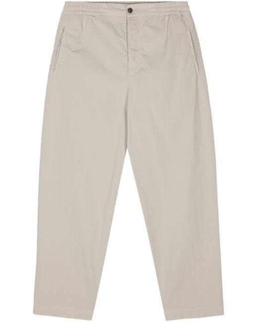 Elasticated-waistband trousers Barena de hombre de color Natural