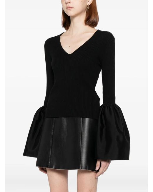 Cynthia Rowley Black Combo Top