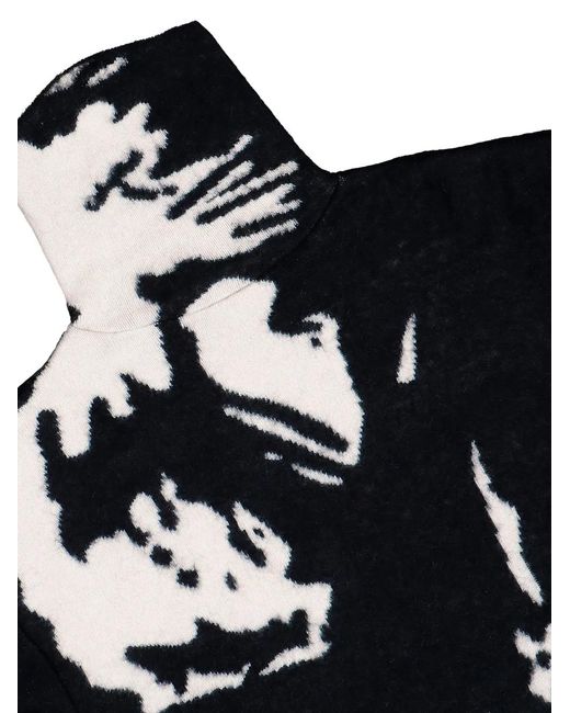 Doublet Black Long-Sleeve Sweater