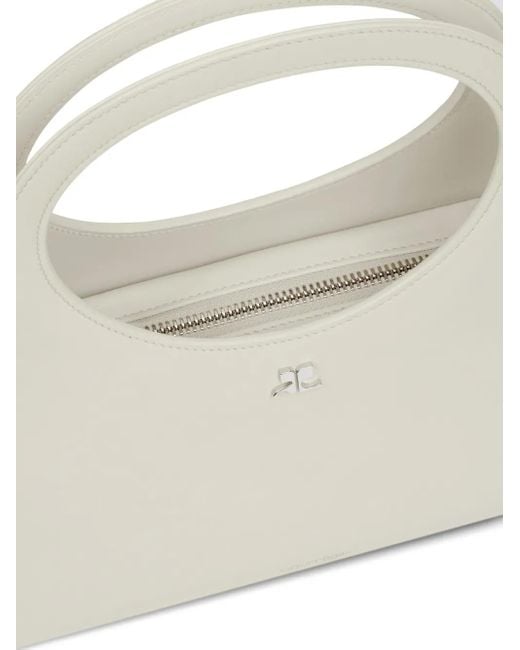 Courreges White Holy Day Two-Way Handbag