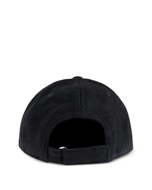 Versace Jeans Couture Black Logo-Patch Hat