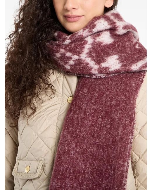 Tommy Hilfiger Red Fair Isle Scarf