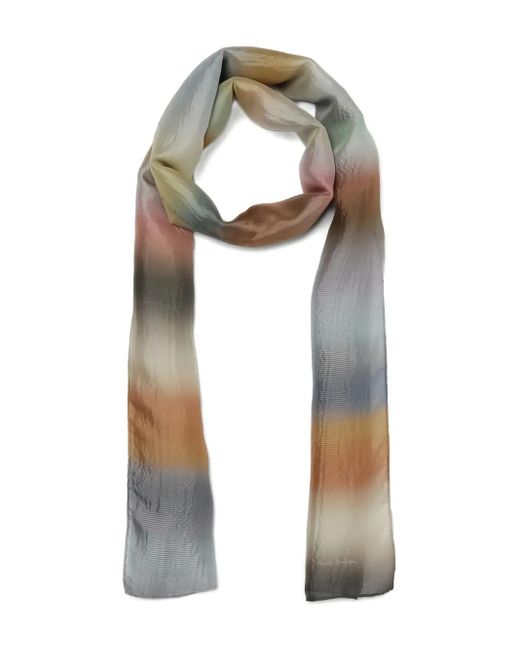 Paul Smith Sjaal Met Ombré-Effect in het Blue