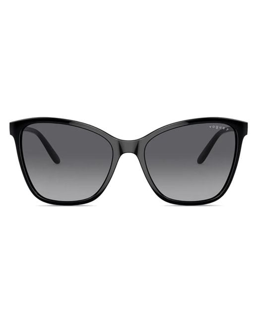 Vogue Eyewear Black Butterfly-Frame Sunglasses
