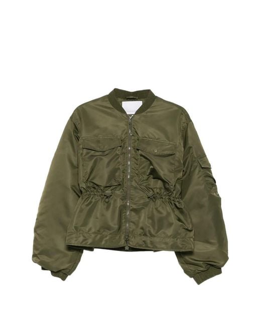 CECILIE BAHNSEN Green Cbbirdie Jacket