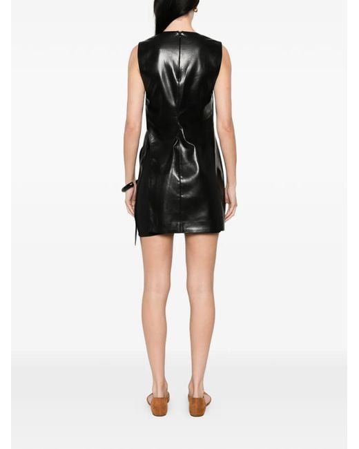 Nanushka Black Winta Mini Dress
