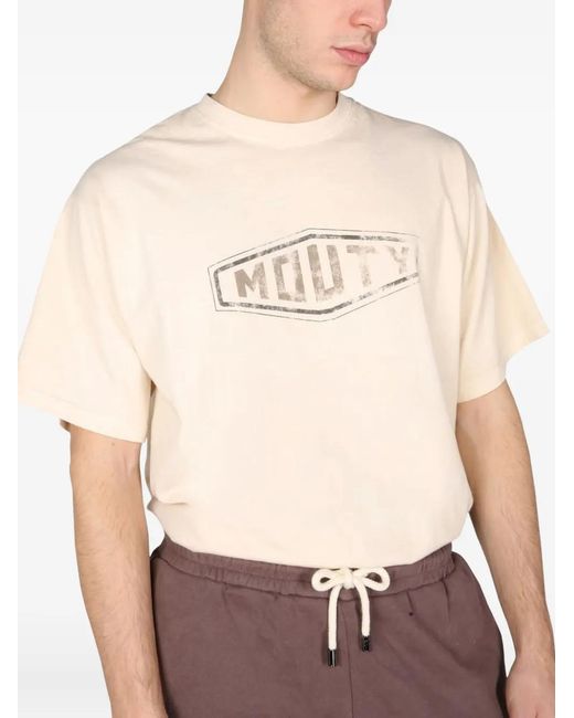 MOUTY Red Logo-Print T-Shirt for men