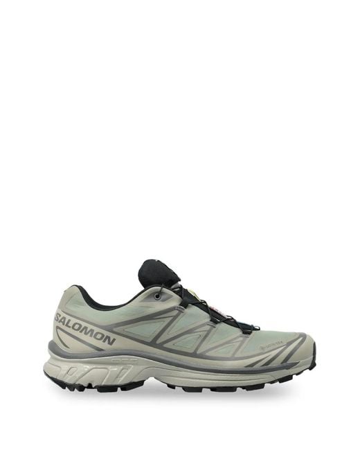 Salomon Gray Sage Logo Sneakers for men