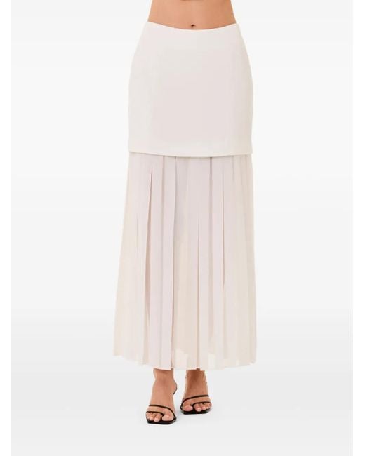 Falda Talia Nicholas de color White