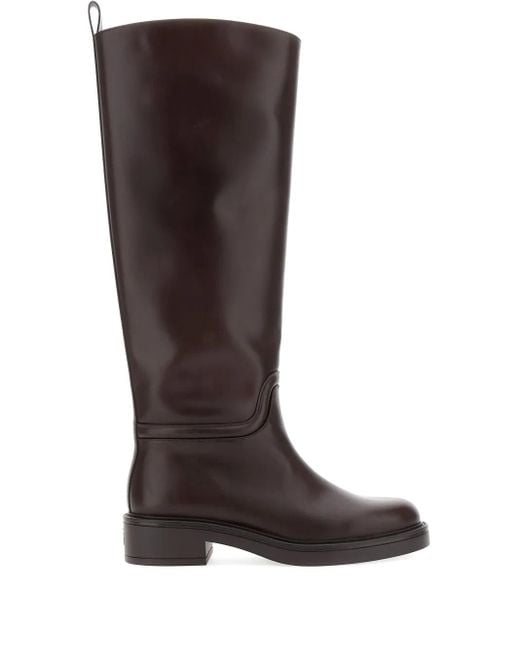 Stuart Weitzman Brown "Celia Riding" Boots