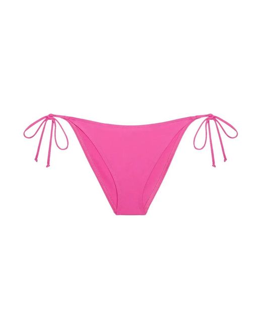 Mc2 Saint Barth Pink Sided-Ties Bikini Bottoms