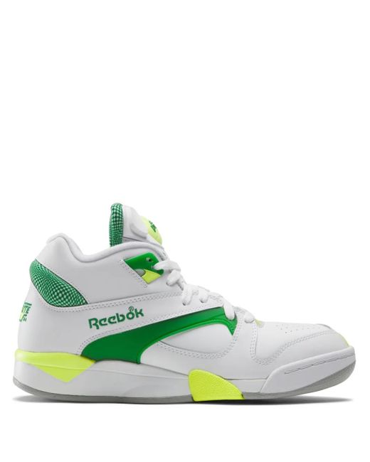 Reebok Green Court Victory Pump Lace-Up Sneakers
