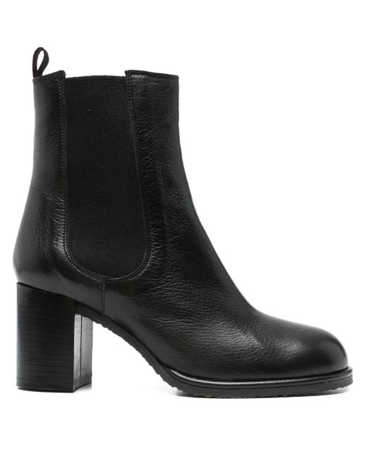 Roberto Festa Black 70Mm Elastic-Panel Block-Heel Boots