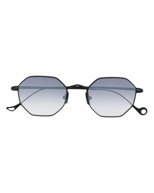 Eyepetizer Blue Geometric-Frame Sunglasses