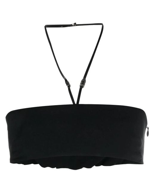 DSquared² Halterneck Bralette Top in het Black