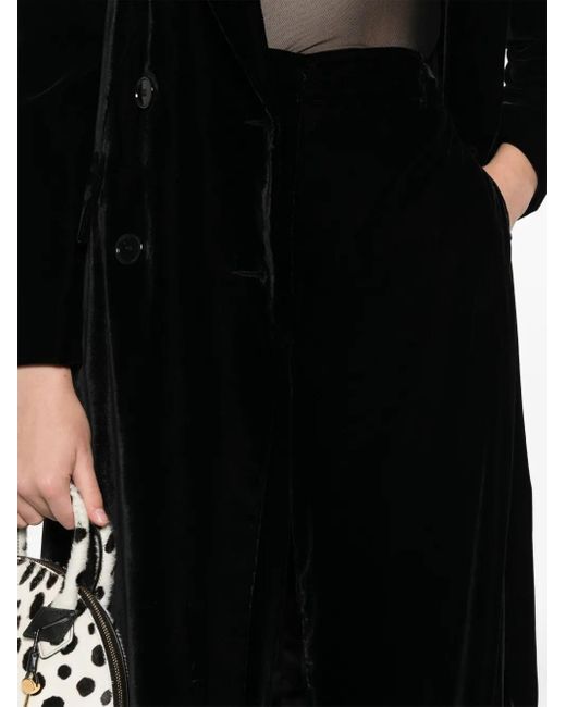 Blanca Vita Black Wide-Leg Trousers