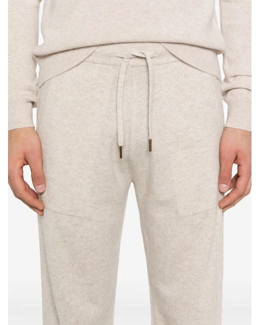 Bompard White Knitted Trousers for men