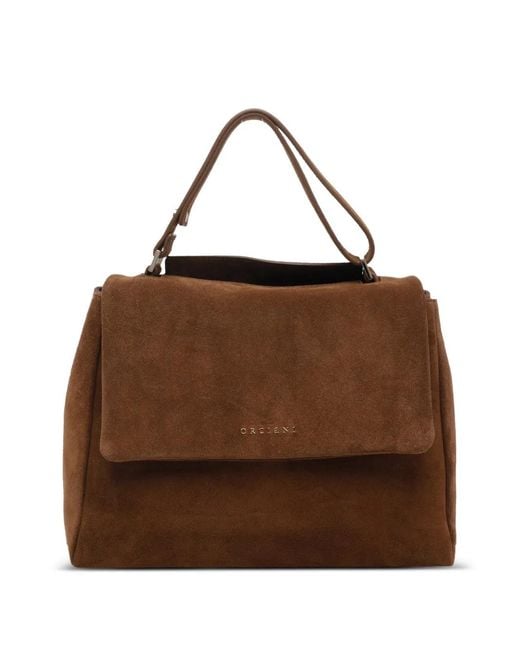 Orciani Brown Petit Sac Cabas Sveva